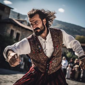 Kintauri Georgian Traditional Lezginka Dance