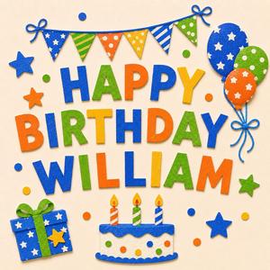 Happy Birthday William (Funk-pop bounce)