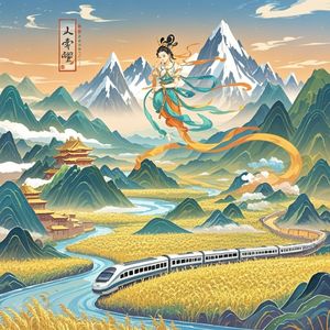 山河画卷-天地山川河流