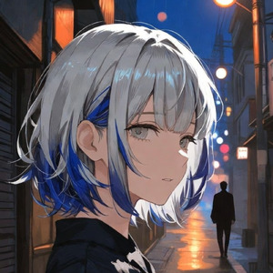 深夜、路地裏で