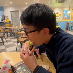 沖縄で食べるハンバーガー