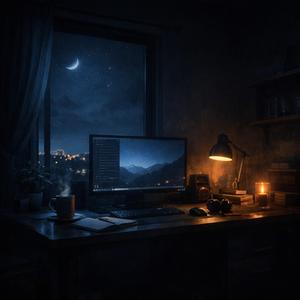 深夜、思考が静まる瞬間 　（The Moment Thoughts Go Quiet at Night）