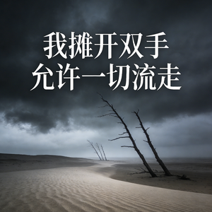 我摊开双手允许一切流走