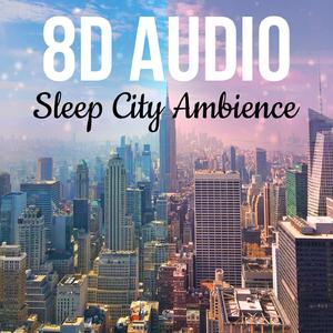 Driving on a Busy City Street with Pedestrians and Hum of Voices