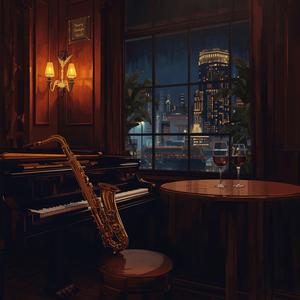 グラスに映る月影