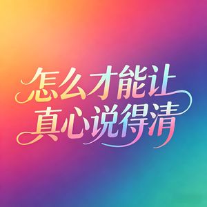 怎么才能让真心说得清