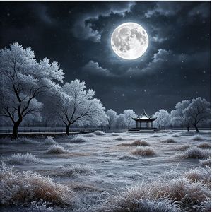 霜天萧萧夜未央