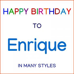 Happy Birthday To Enrique - Jazz