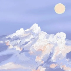 晚风吹过落日海