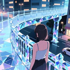 ガラスの歩道橋