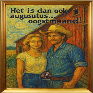 Het is dan ook augustus, oogstmaand