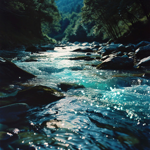 Peaceful Weal (by a Babbling Brook)