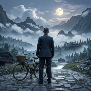 山月问归人