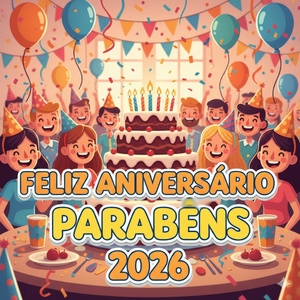 Feliz Aniversário Parabéns 2026