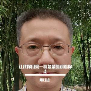 让我像月亮一样紧紧的跟着你走