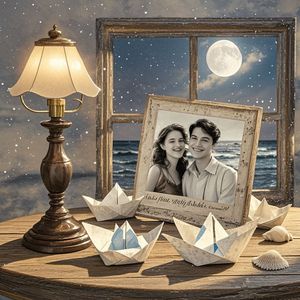 旧照片里的晚安