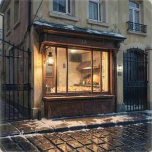 黑门楼下的披萨店