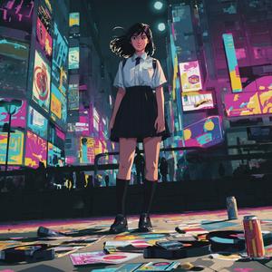 信号待ちの君