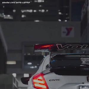 HONDA CIVIC WITH LAPTOP