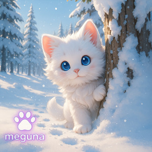 雪の森でかくれんぼ！