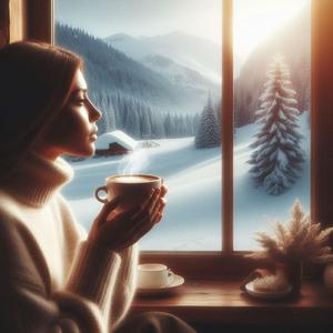 白い朝に寄り添う音風景 カフェBGM 作業用