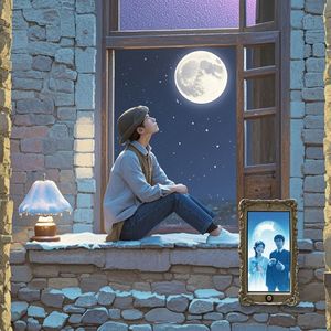 旧照片里的月光