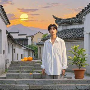 巷口晚风