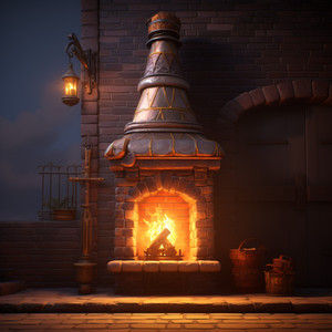Firelight's Calming Serenade