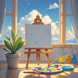 空白画布_A小余