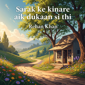 Sarak ke kinare aik dukaan si thi