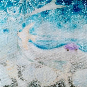 冬の夜と銀の糸