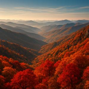 夕暮れを抱く山あいのハーモニー