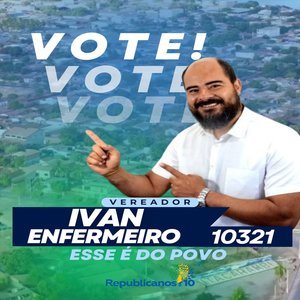 Vereador Ivan Enfermeiro 10321 Esse É do Povo Vote! (Republicanos 10)