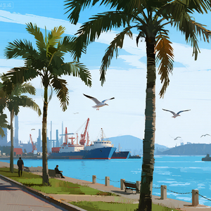 《碧海蓝天》清新 活力 励志 开朗 欢乐