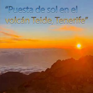 Puesta de sol en el volcán Teide, Tenerife