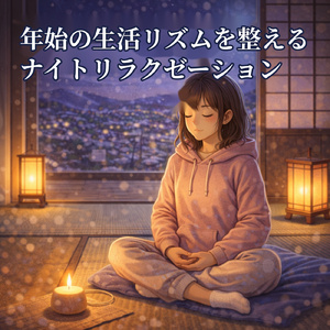 冬の夜の睡眠導入ピアノ 静寂の中で