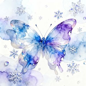 雪中蝶