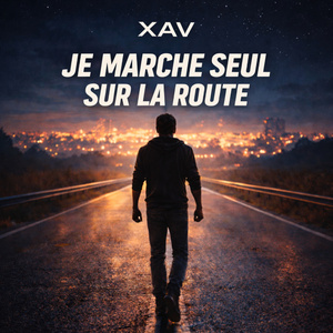 Je marche seul sur la route