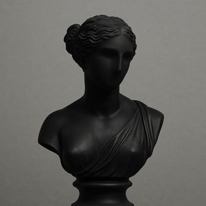 Черный бюст