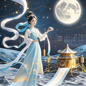 嫦娥携月壤_沓团德