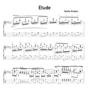 Etude in a flat minor