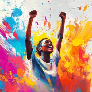 ガッツポーズって何色？