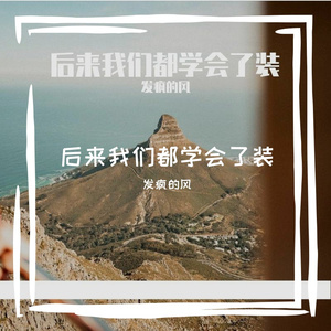 后来我们都学会了装