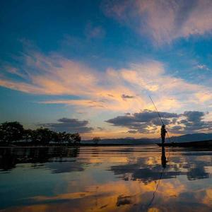 夜幕来袭的景色