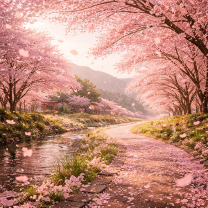 春風に吹かれて