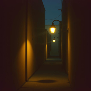 路地裏の灯