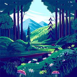 深林小河边，感受大自然的声音（深度睡眠）