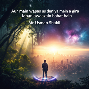 Aur main wapas us duniya mein a gira Jahan awaazain bohat hain