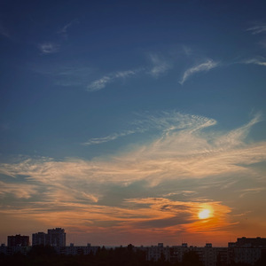 orange sunset