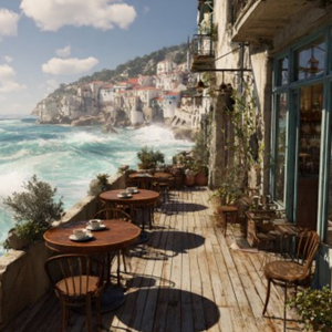 Sunset in Cliffside Afternoons